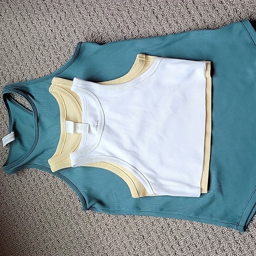 Workout Gear--Joy Lab, All In Motion, Wild Fable, H&M  (Tanks And Leggings)